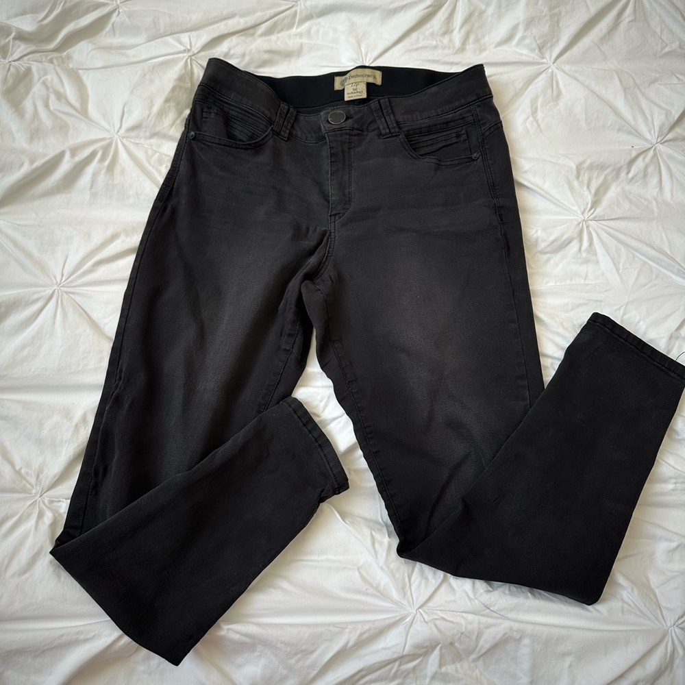 Black Democracy “Ab” Technology Petite Skinny Jeans